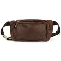 Q-RAPTOR Genuine Leather Crossbody Chest Bag & Waist Pack for Men