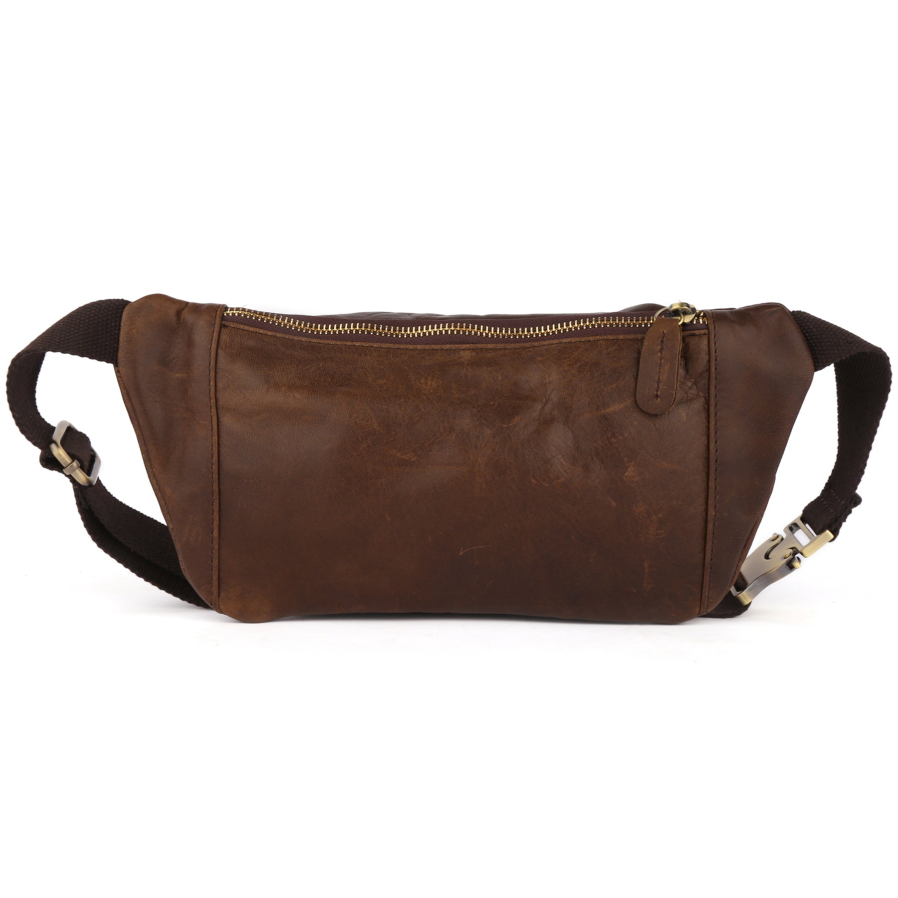 Q-RAPTOR Genuine Leather Crossbody Chest Bag & Waist Pack for Men