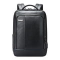 Q-RIDER Expandable Genuine Leather Backpack – Anti-Theft, USB Charging & TSA Lay-Flat