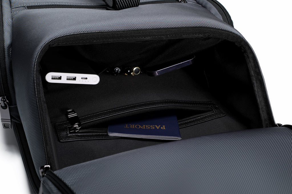 Q-RIDGE Waterproof Fashion Laptop Backpack – USB-C Port, TSA-Friendly & Large Capacity