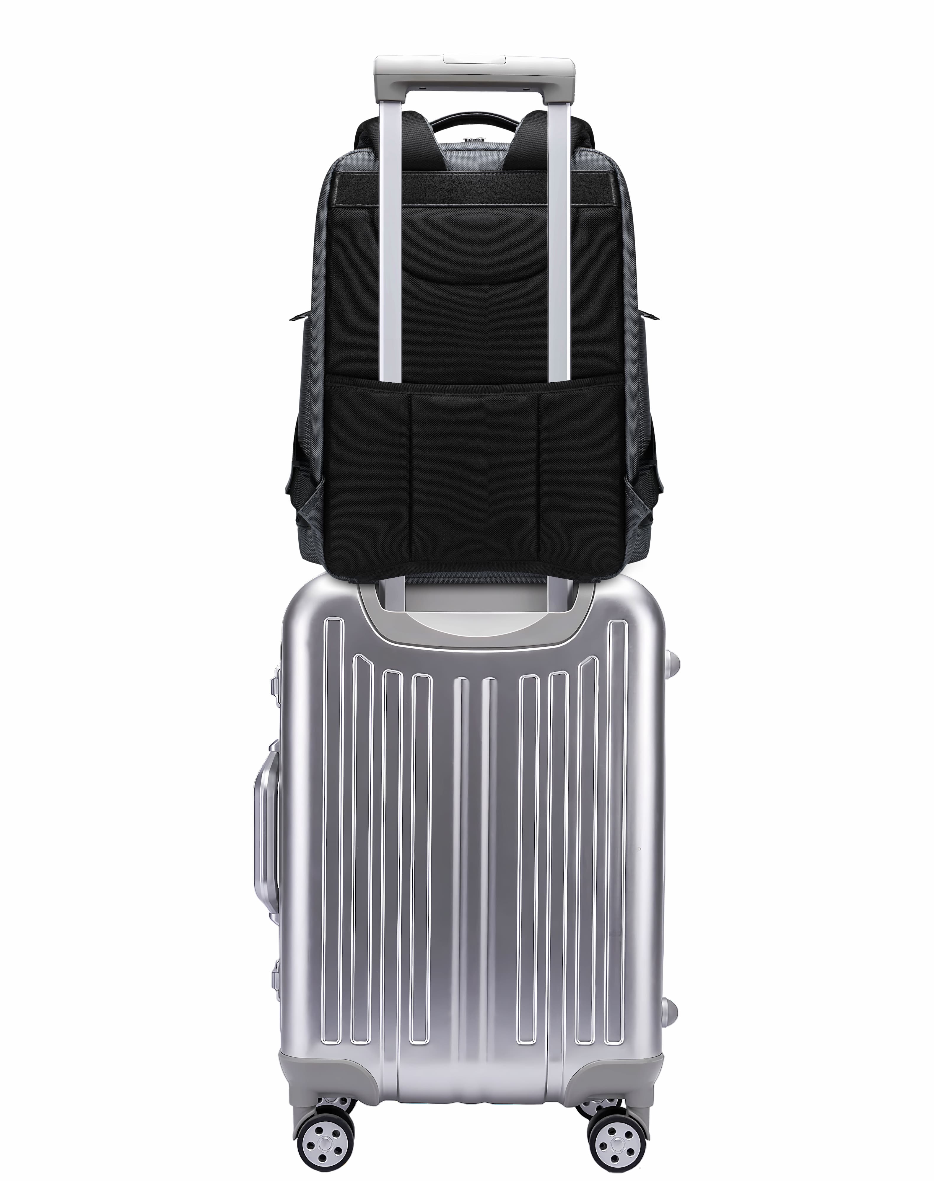 Q-RIDGE Waterproof Fashion Laptop Backpack – USB-C Port, TSA-Friendly & Large Capacity