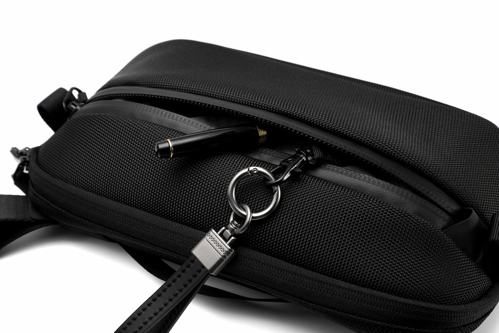 Q-SPALLA Waterproof 1680D Nylon Crossbody Organizer Bag – Multipurpose Cross-Chest Bag for Travel & Daily Carry