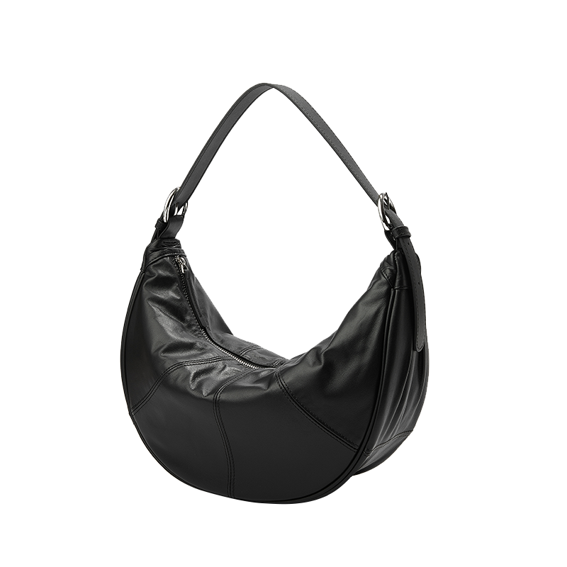 Q-STAR Genuine Leather Large Shoulder Crossbody Bag – Dual Detachable Straps