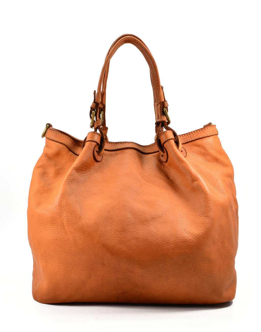 Q-SABLE Italian Leather Shopper Bag – Braided Detail & Full-Grain Calfskin
