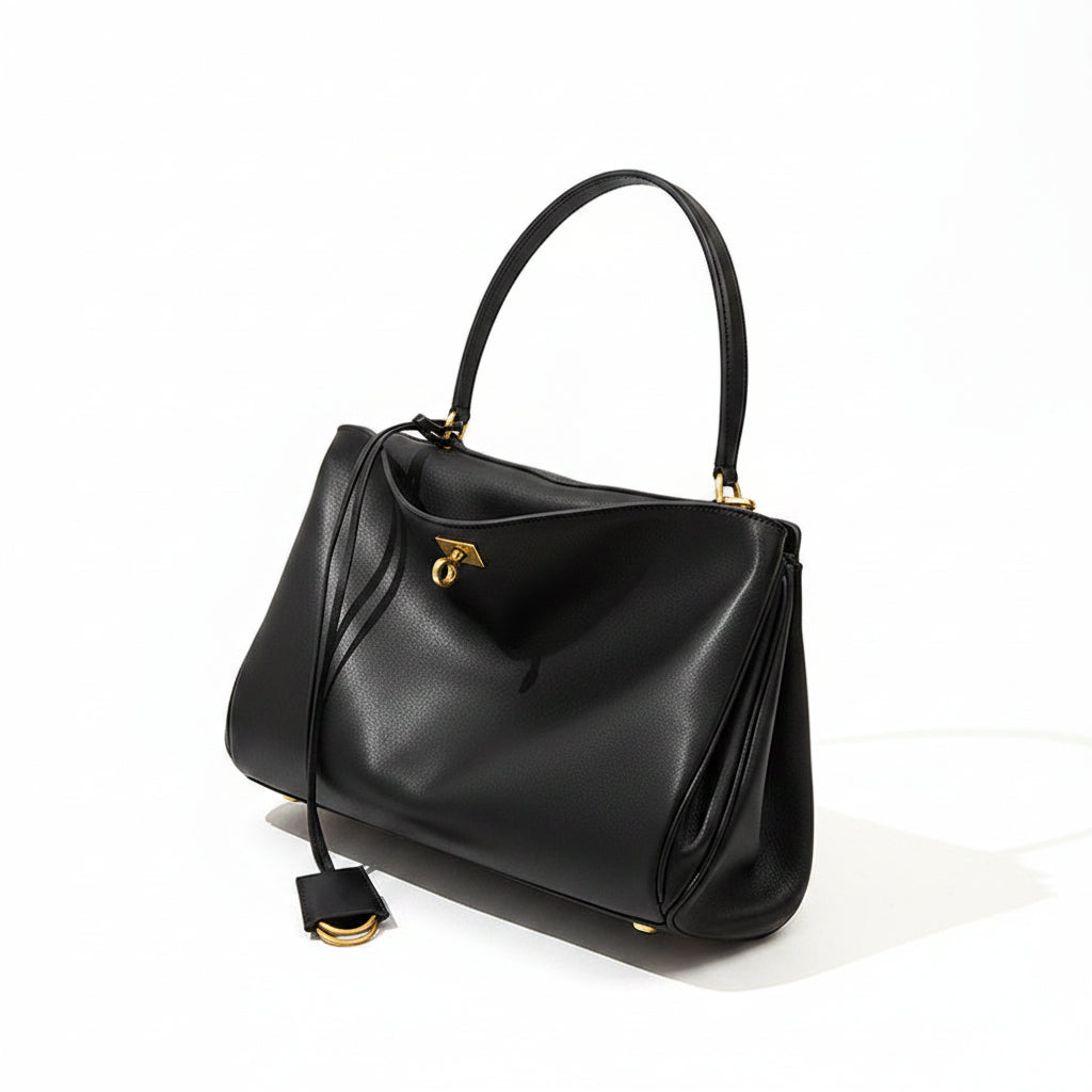 Q-SATCHELS Genuine Leather Women's Crossbody Shoulder Bag – Large Capacity Commuter & Travel Handbag