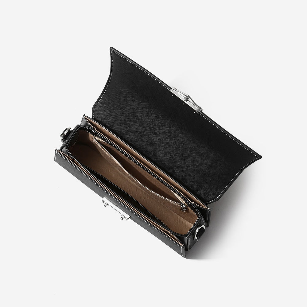 Q-SERA Genuine Leather Crossbody Bag for Women – Clutch, Shoulder & Armpit Bag