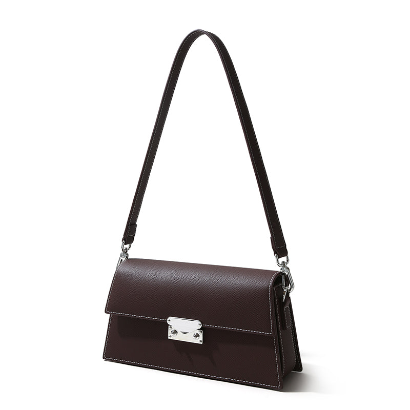 Q-SERA Genuine Leather Crossbody Bag for Women – Clutch, Shoulder & Armpit Bag