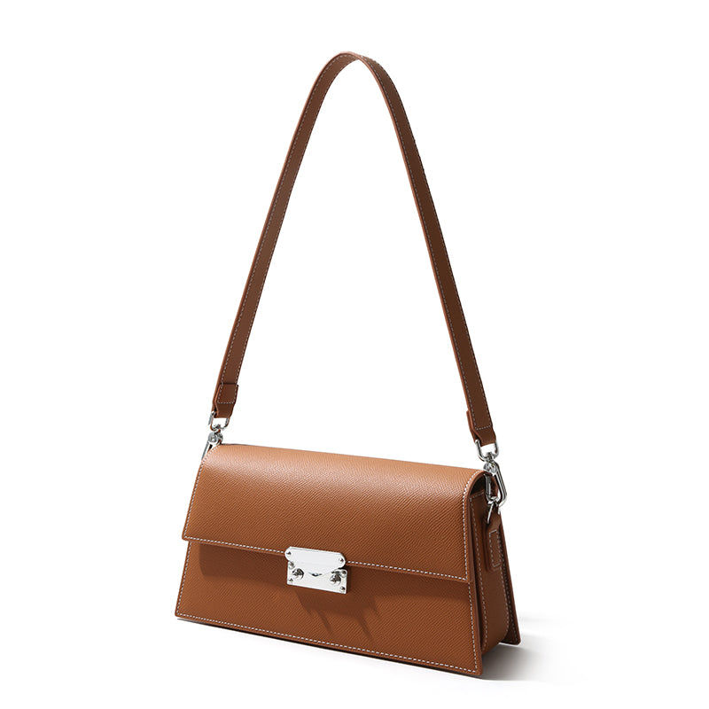 Q-SERA Genuine Leather Crossbody Bag for Women – Clutch, Shoulder & Armpit Bag