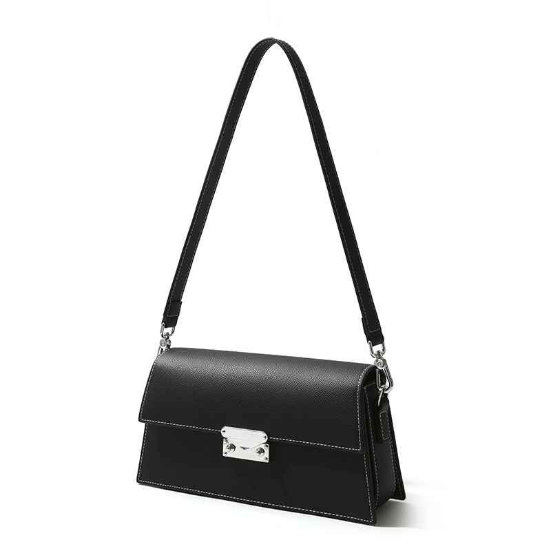 Q-SERA Genuine Leather Crossbody Bag for Women – Clutch, Shoulder & Armpit Bag