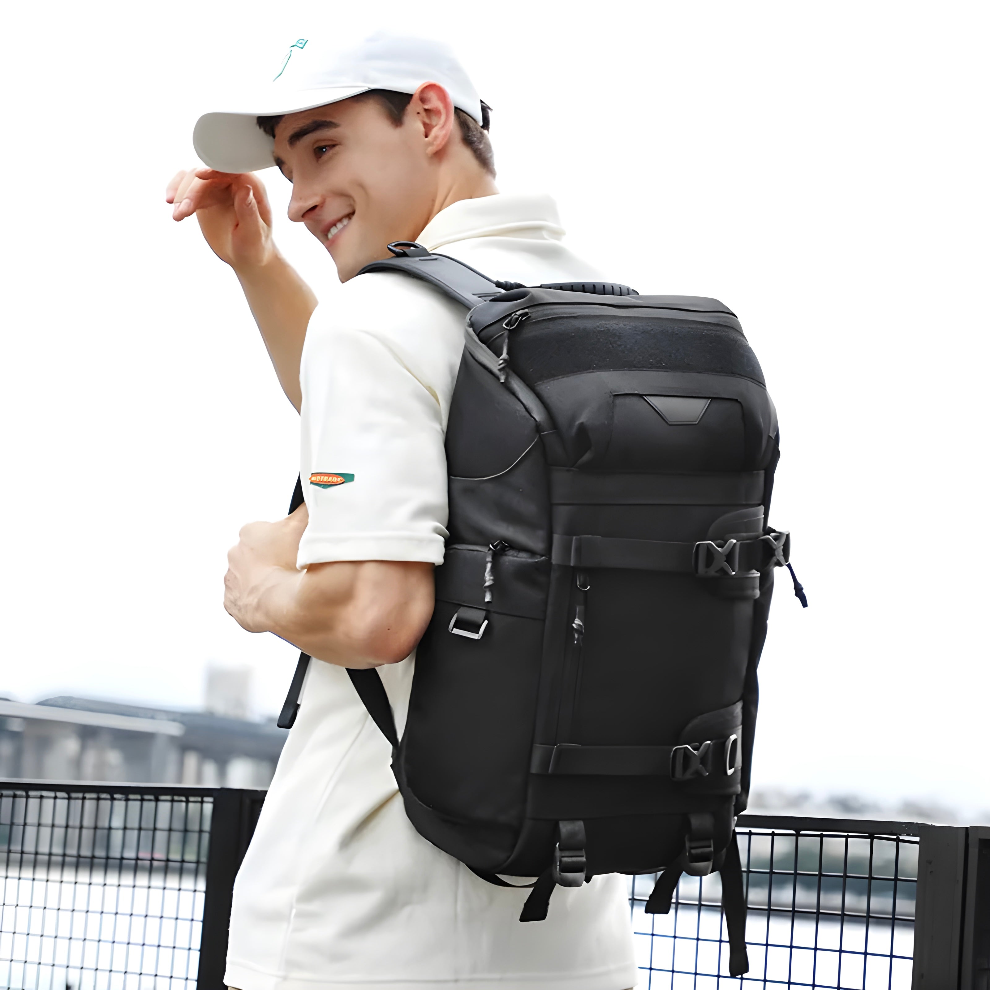 Q-STORMPACK Venture Guard Waterproof Anti-Theft Laptop Backpack – 1680D Polyester, Fits 15.6" Laptop, Unisex Travel & Daily Carry