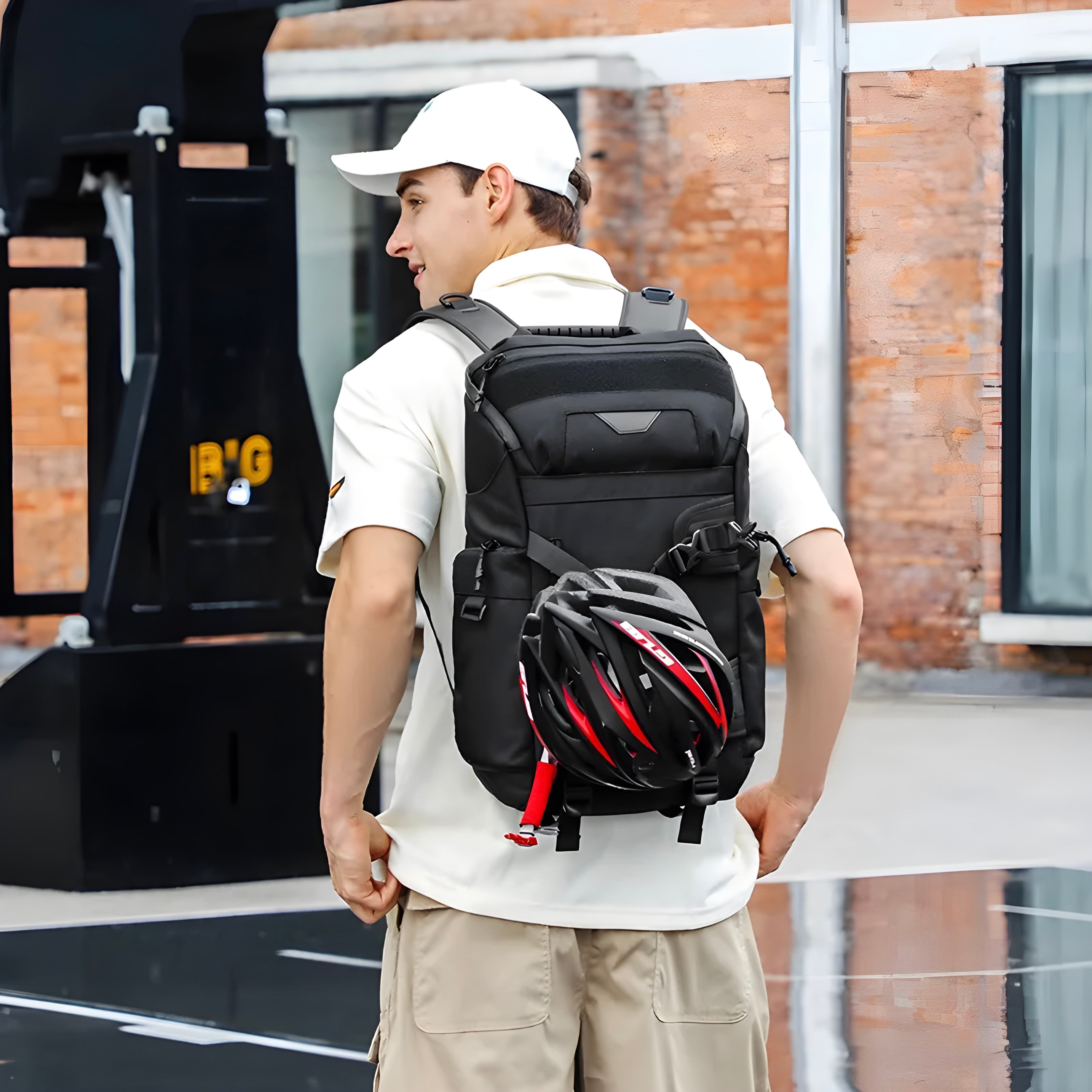 Q-STORMPACK Venture Guard Waterproof Anti-Theft Laptop Backpack – 1680D Polyester, Fits 15.6" Laptop, Unisex Travel & Daily Carry