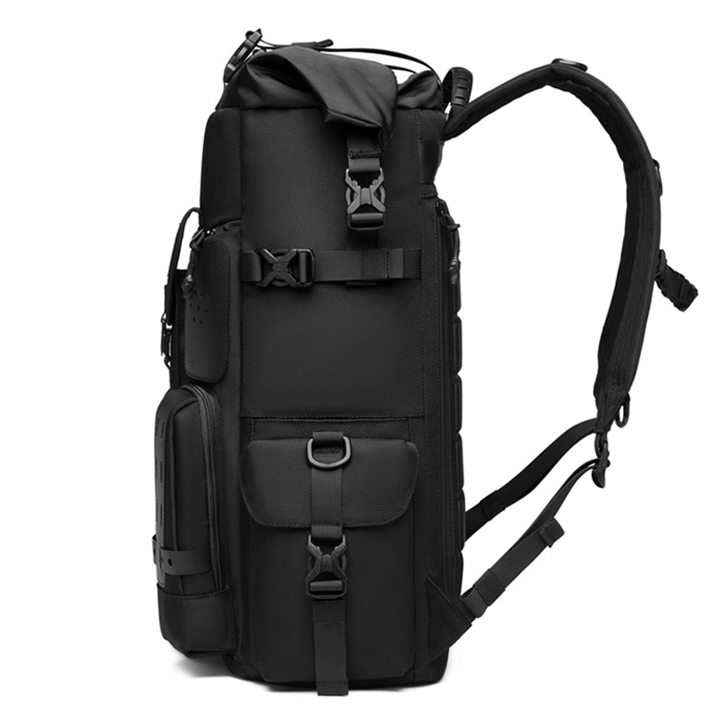 Q-STORMVAULT Waterproof Anti-Theft 46L Laptop Backpack for Men – USB Port & Ergonomic