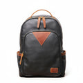 QUQUITO Full Grain Leather Laptop Backpack – Water-Resistant, Breathable & Patina-Developing