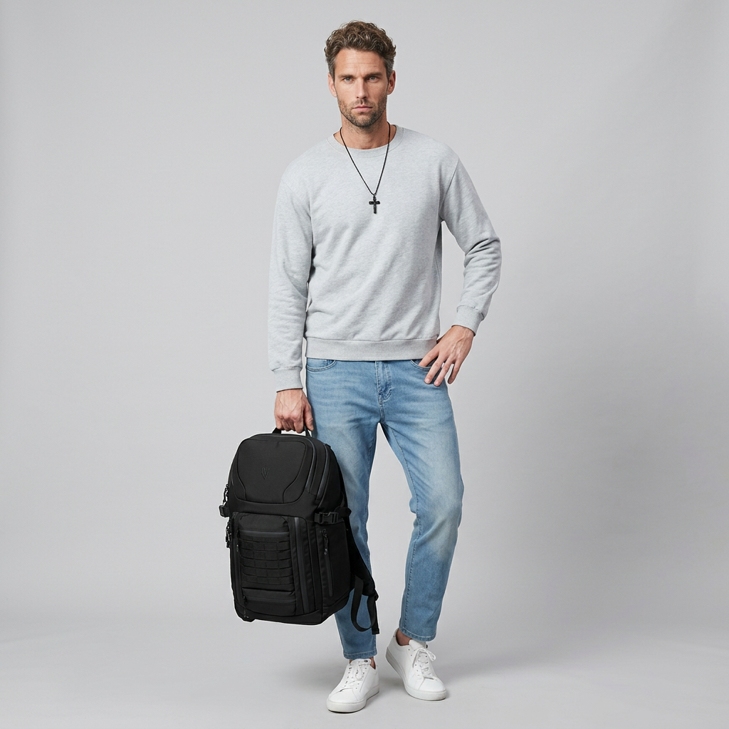 Q-TITAN Urban Travel 26L Waterproof Laptop Backpack – Durable & Modern