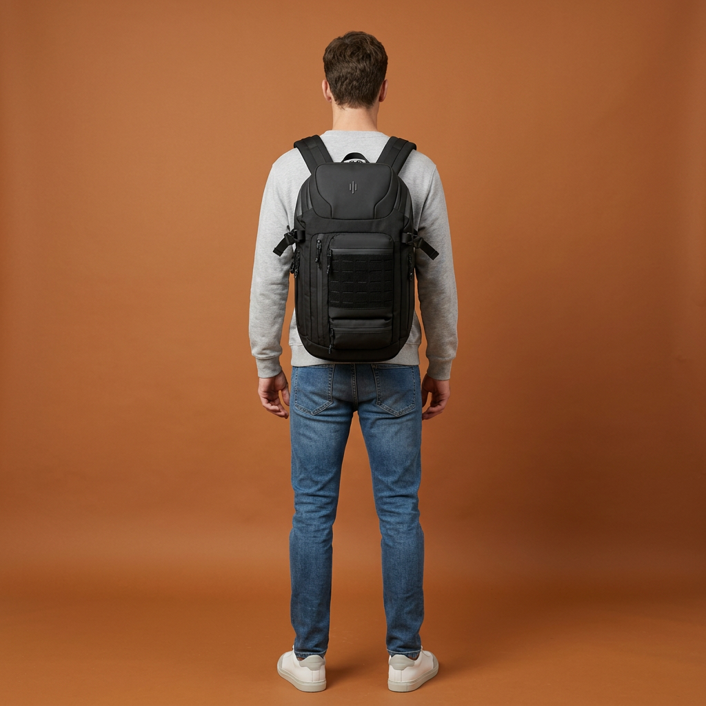 Q-TITAN Urban Travel 26L Waterproof Laptop Backpack – Durable & Modern