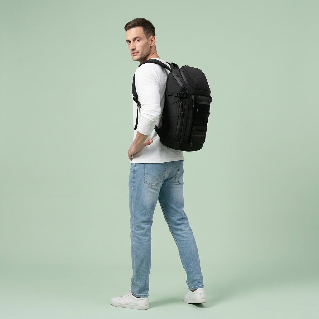 Q-TITAN Urban Travel 26L Waterproof Laptop Backpack – Durable & Modern