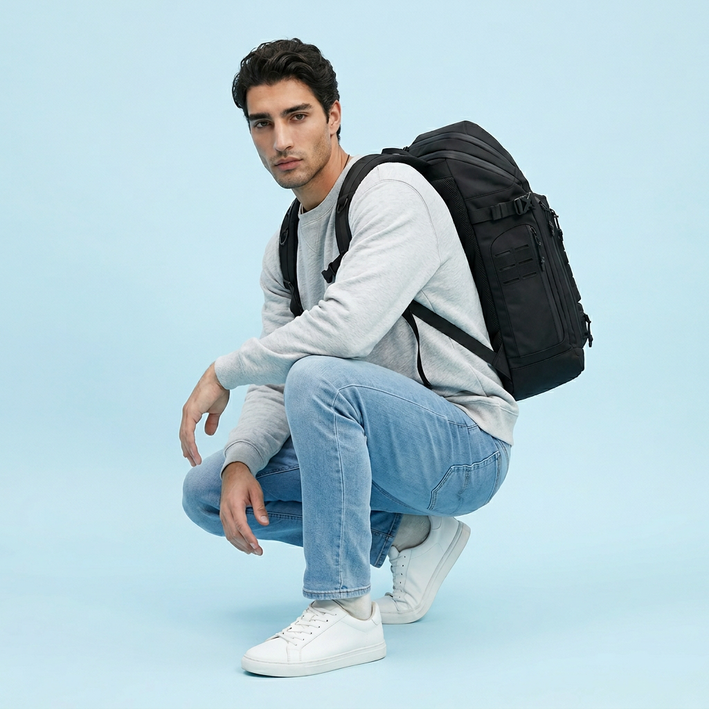 Q-TITAN Urban Travel 26L Waterproof Laptop Backpack – Durable & Modern