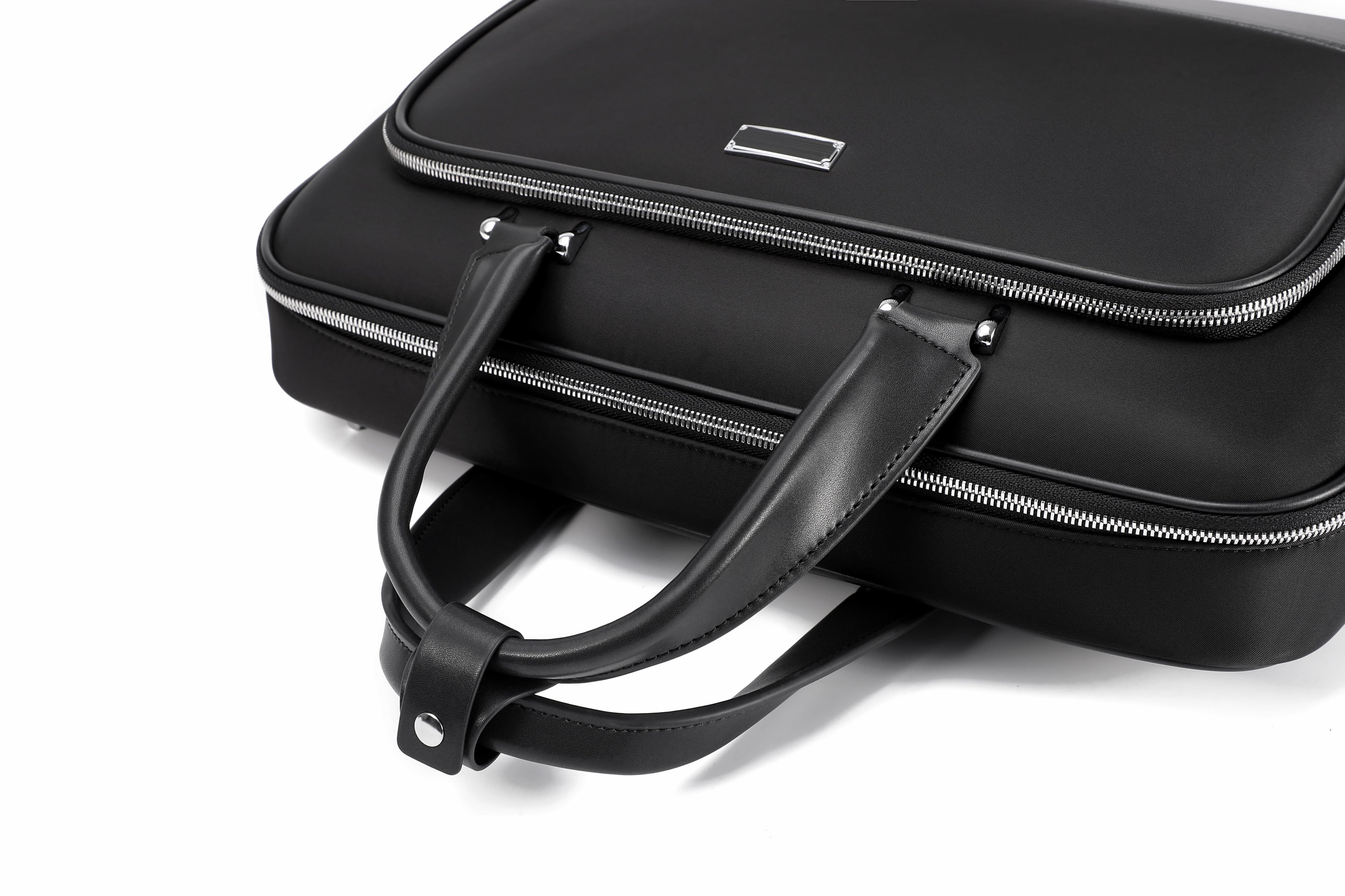 Q-TORVEN Premium High-Quality Nylon Laptop Briefcase – Waterproof, Mildew-Resistant & Large Capacity