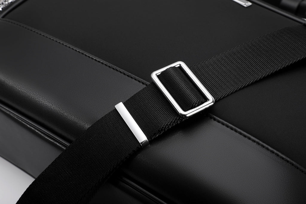 Q-TORVEN Premium High-Quality Nylon Laptop Briefcase – Waterproof, Mildew-Resistant & Large Capacity