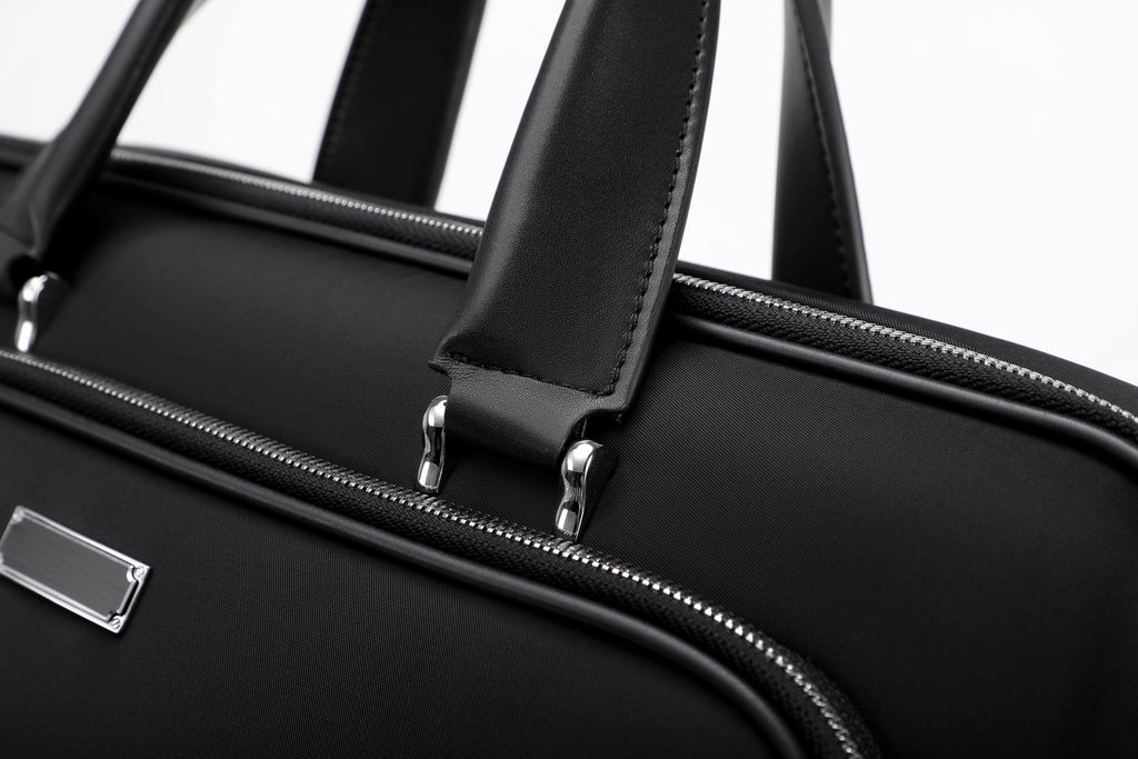 Q-TORVEN Premium High-Quality Nylon Laptop Briefcase – Waterproof, Mildew-Resistant & Large Capacity