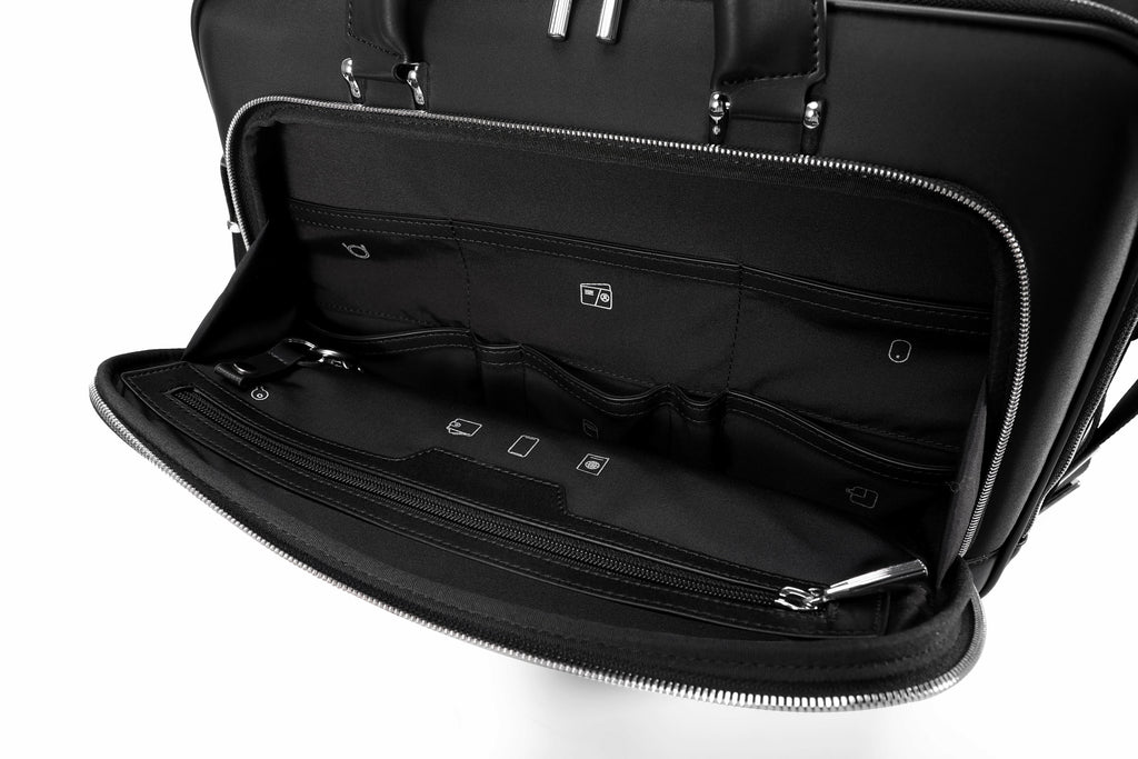 Q-TORVEN Premium High-Quality Nylon Laptop Briefcase – Waterproof, Mildew-Resistant & Large Capacity