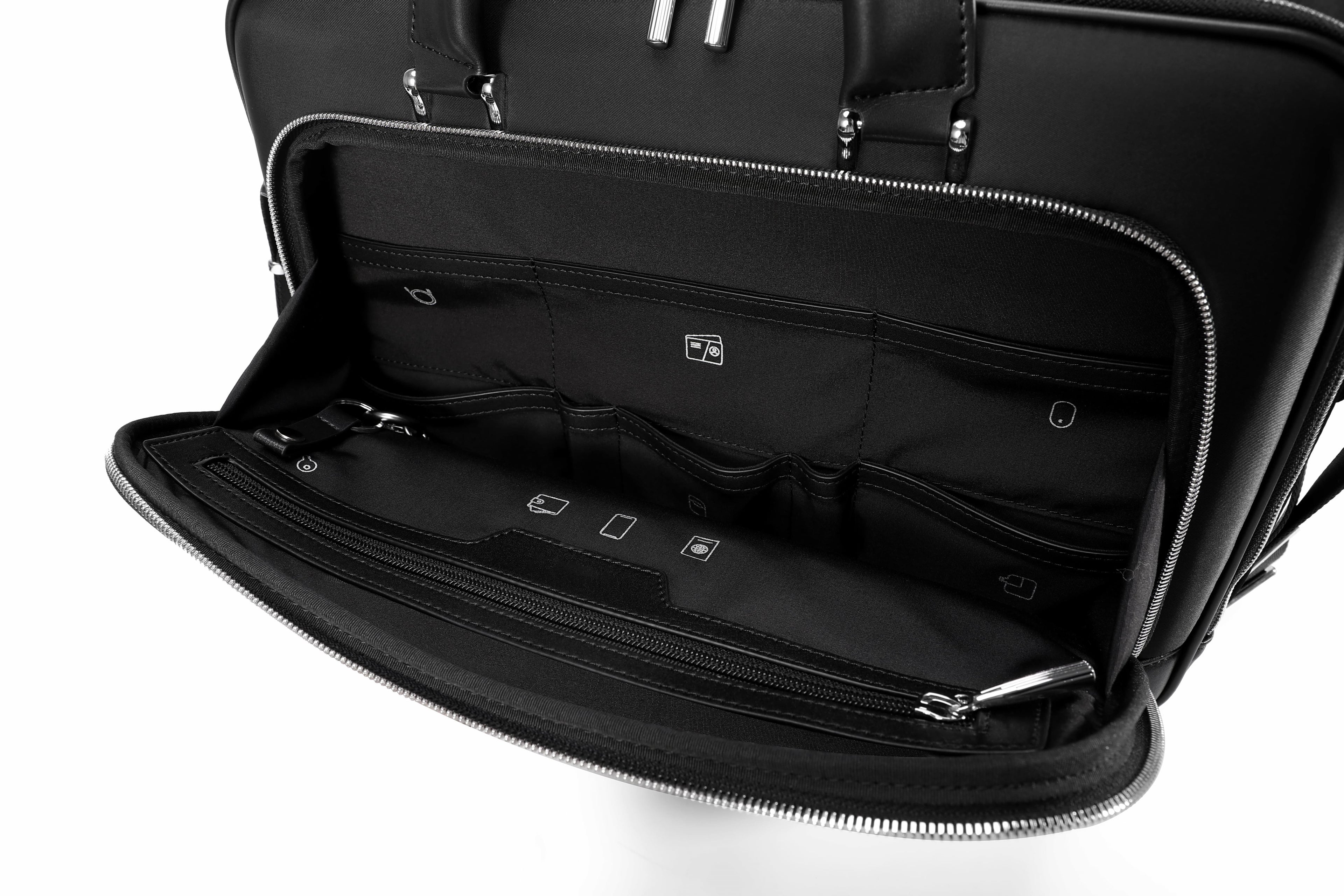 Q-TORVEN Premium High-Quality Nylon Laptop Briefcase – Waterproof, Mildew-Resistant & Large Capacity