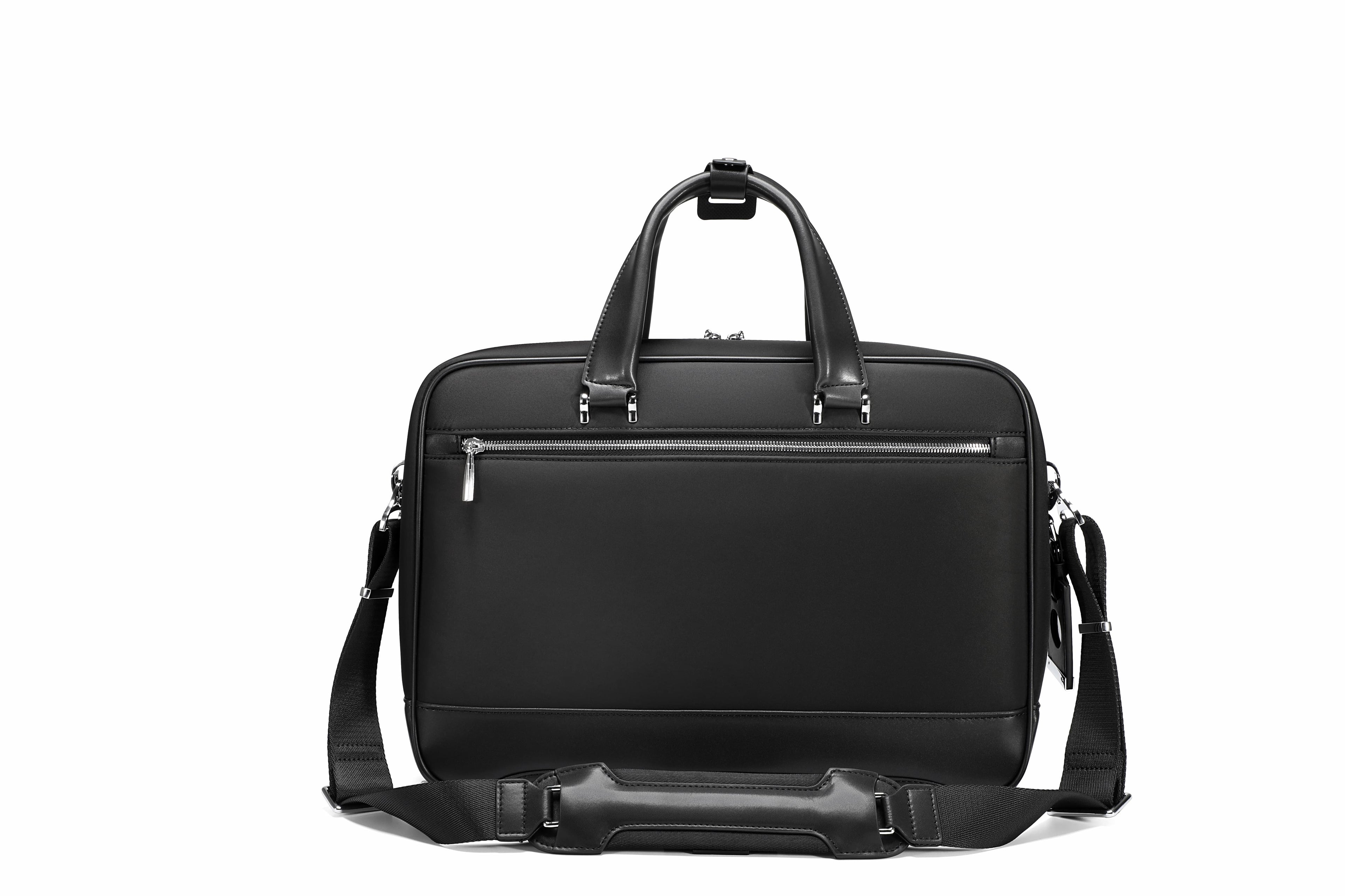 Q-TORVEN Premium High-Quality Nylon Laptop Briefcase – Waterproof, Mildew-Resistant & Large Capacity