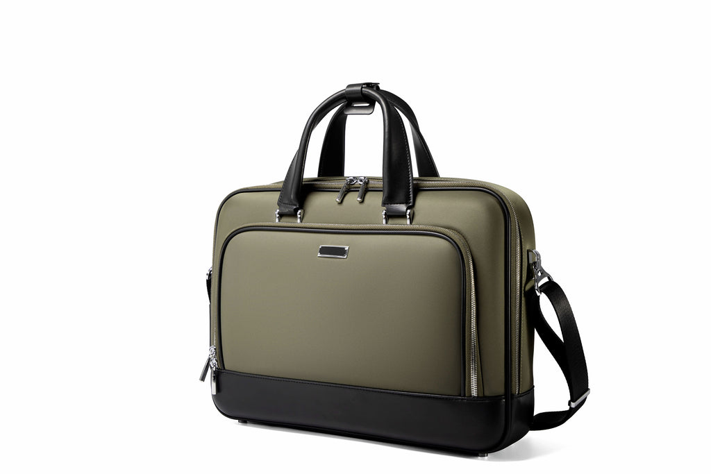 Q-TORVEN Premium High-Quality Nylon Laptop Briefcase – Waterproof, Mildew-Resistant & Large Capacity