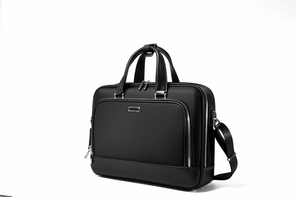 Q-TORVEN Premium High-Quality Nylon Laptop Briefcase – Waterproof, Mildew-Resistant & Large Capacity