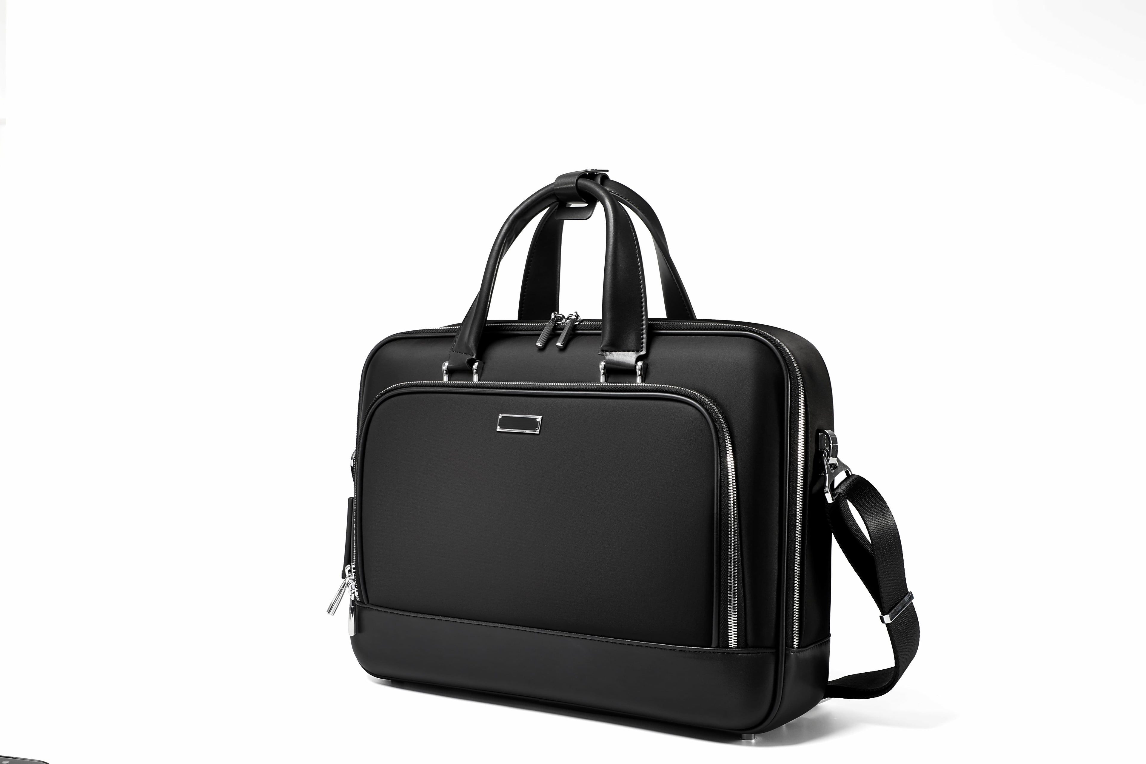 Q-TORVEN Premium High-Quality Nylon Laptop Briefcase – Waterproof, Mildew-Resistant & Large Capacity