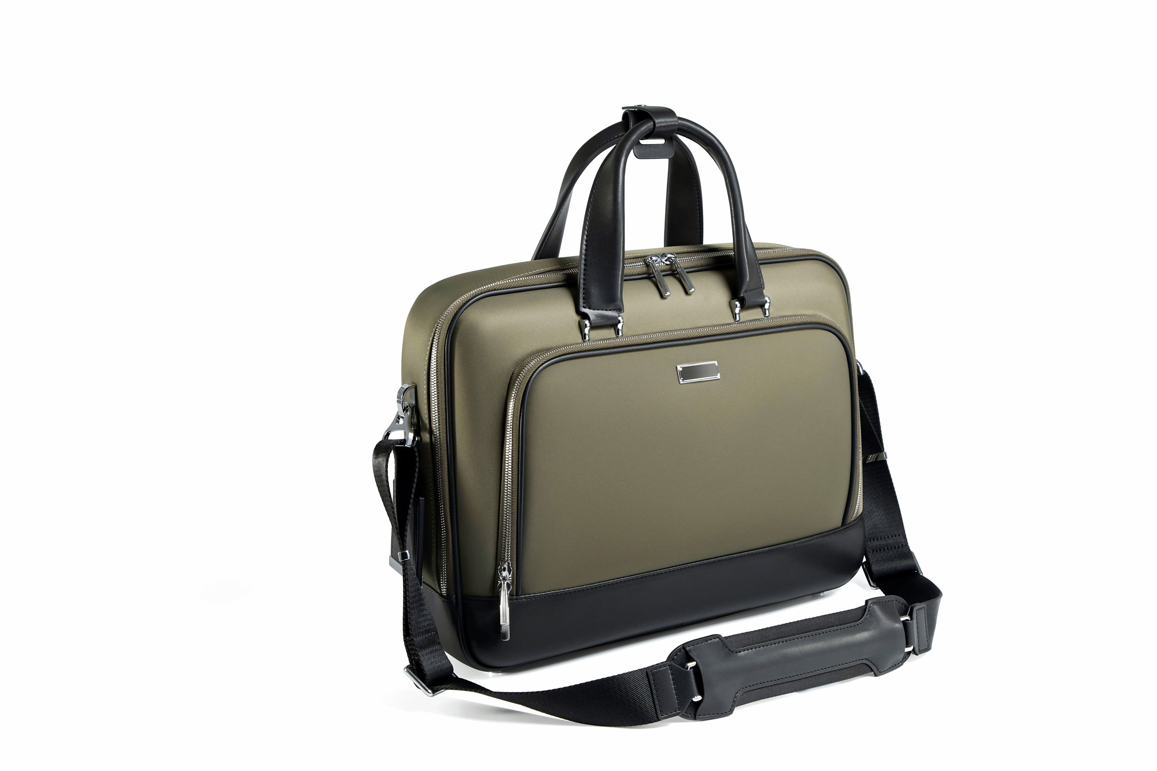 Q-TORVEN Premium High-Quality Nylon Laptop Briefcase – Waterproof, Mildew-Resistant & Large Capacity