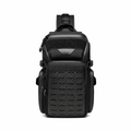 Q-TRAILEDGE Men's Waterproof Sport Chest Bag – 1680D Polyester, Anti-Theft, Versatile Carry