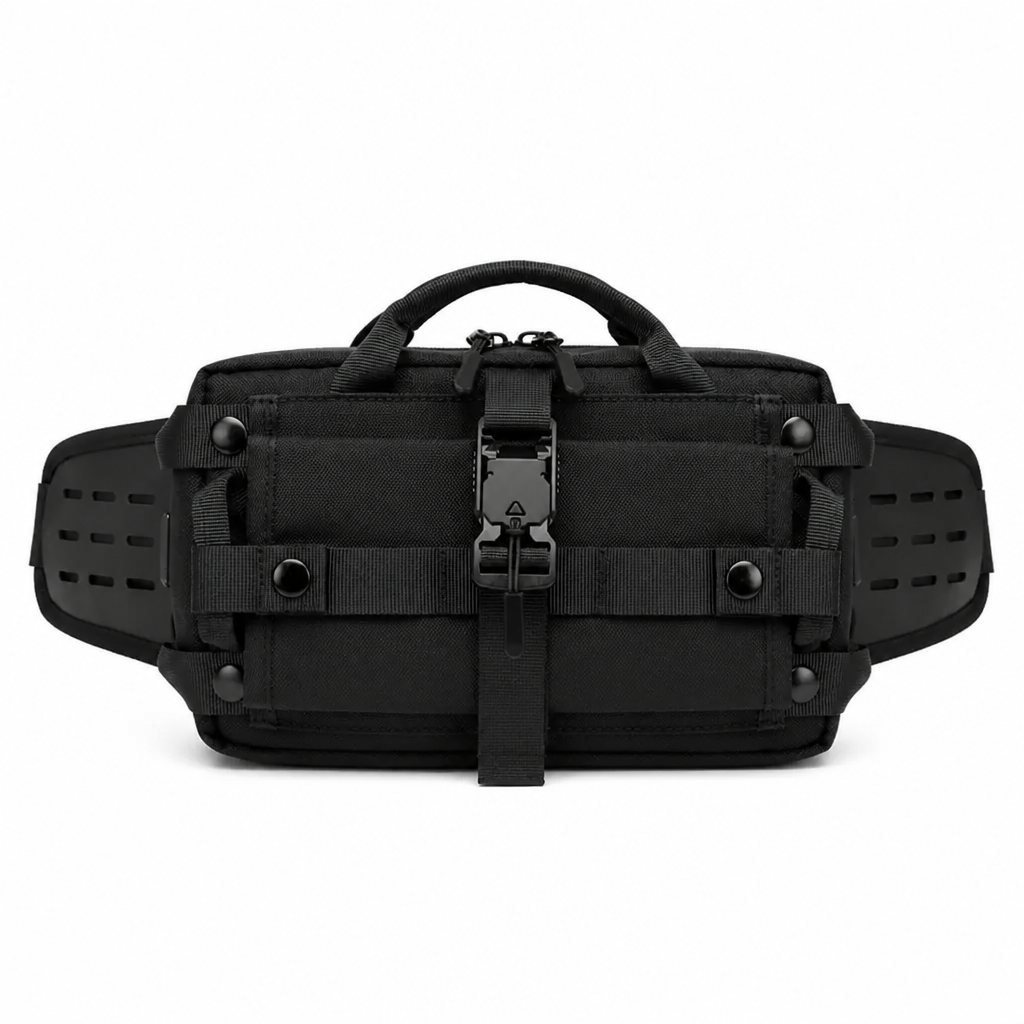 Q-URBAN Urban Edge Men's Waterproof Crossbody Bag | Travel Satchel & Messenger Bag