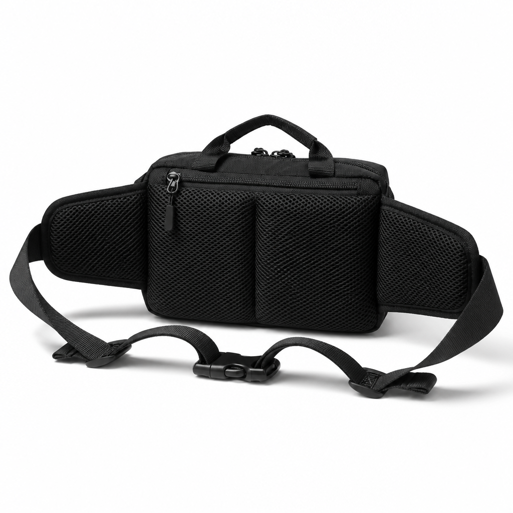 Q-URBAN Urban Edge Men's Waterproof Crossbody Bag | Travel Satchel & Messenger Bag