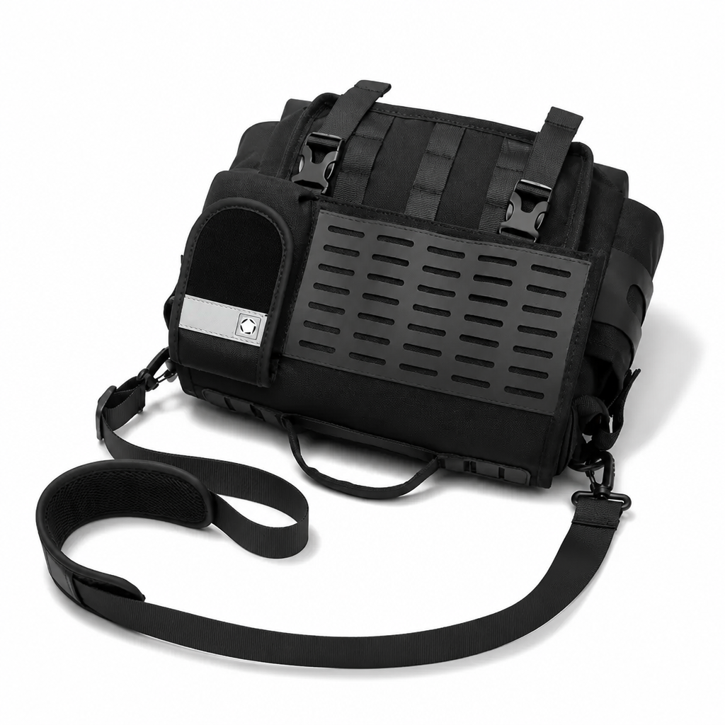 Q-URBAN Waterproof Messenger Bag – 1680D Polyester, Anti-Scratch, Unisex Crossbody