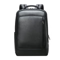 Q-ULTIMATE Genuine Leather Backpack – Anti-Theft, USB Charging & Laptop Compartment