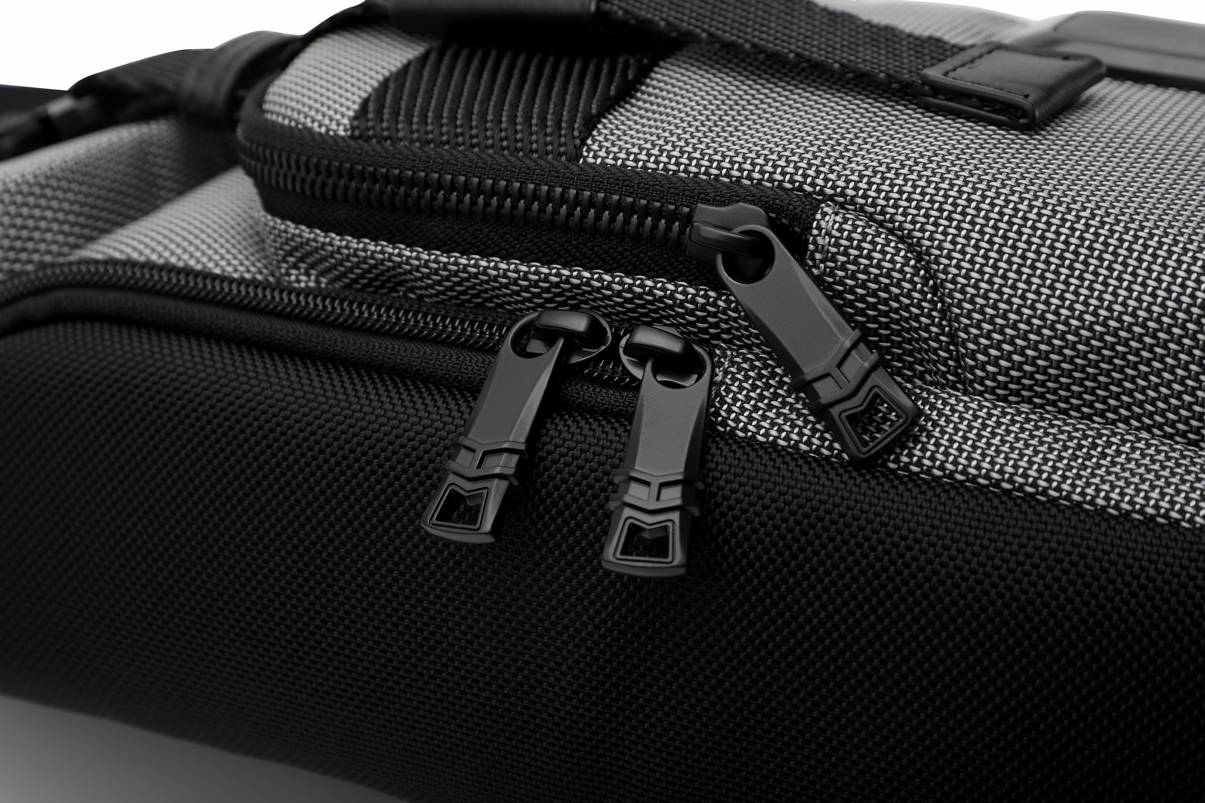 Q-VAGABONDO Crossbody Bag – Ballistic Nylon & Top-Grain Leather Sling Bag | Stylish, Durable & Functional