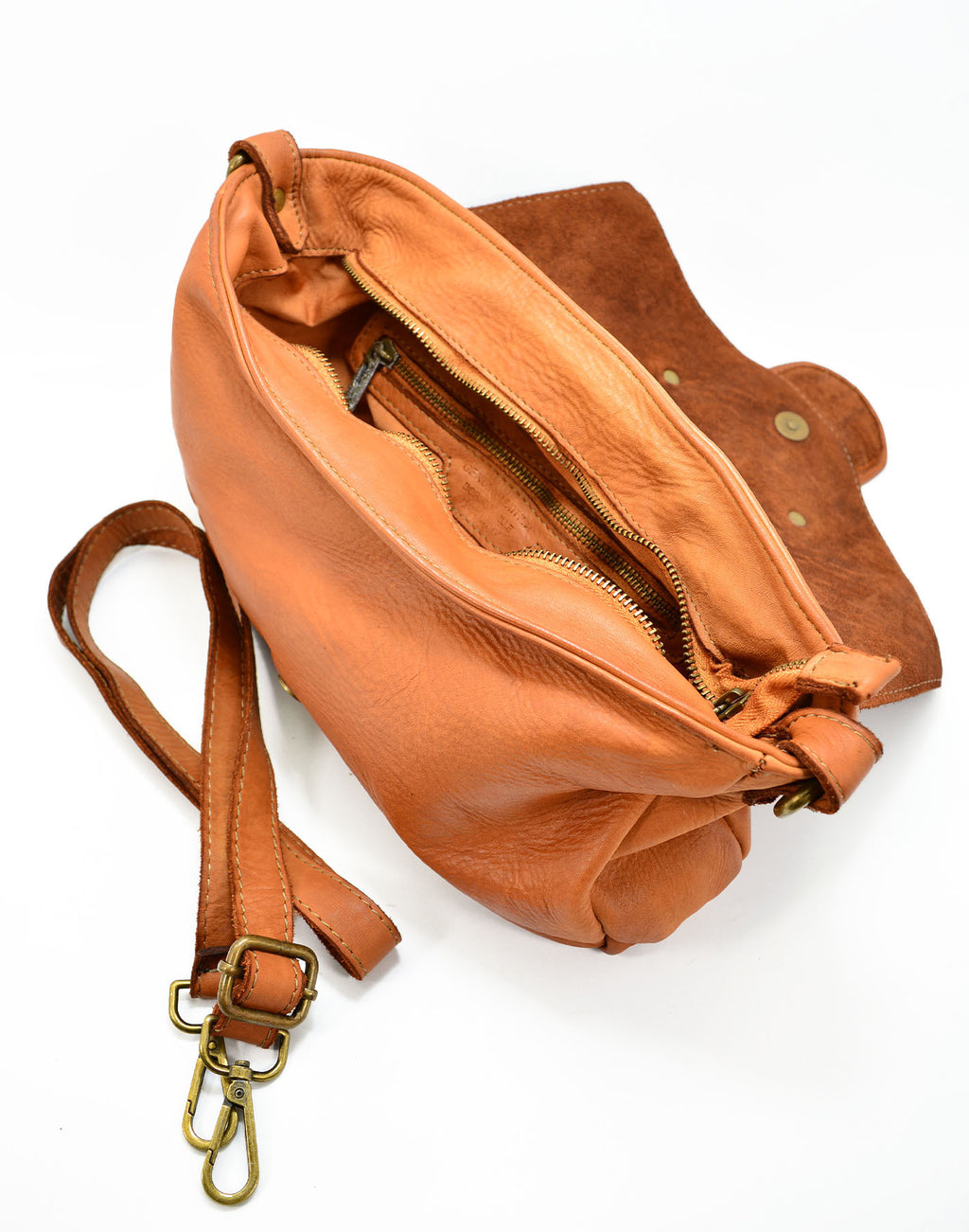 Q-VERVE Vintage Braided Calfskin Shoulder Bag – Italian Leather, Flap Closure & Feminine Design