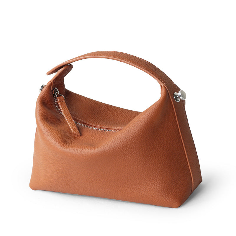 Q-VELLARA Genuine Leather Handbag for Women – Shoulder & Crossbody Messenger Bag
