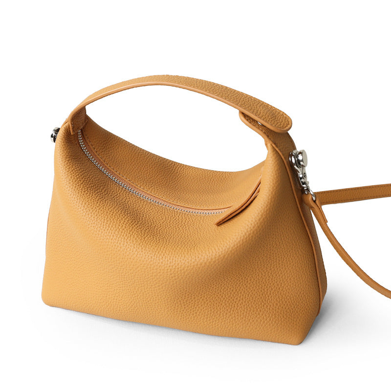Q-VELLARA Genuine Leather Handbag for Women – Shoulder & Crossbody Messenger Bag
