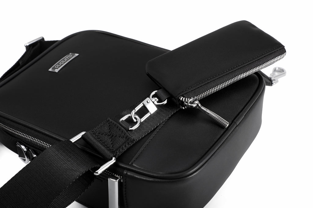 Q-VOLTO Premium Nylon Sling Shoulder Bag – Waterproof Crossbody Bag for Travel & Everyday Carry
