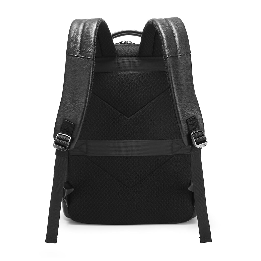 Q-VOYAGER Genuine Leather Business Laptop Backpack – Large Capacity & Ergonomic Design
