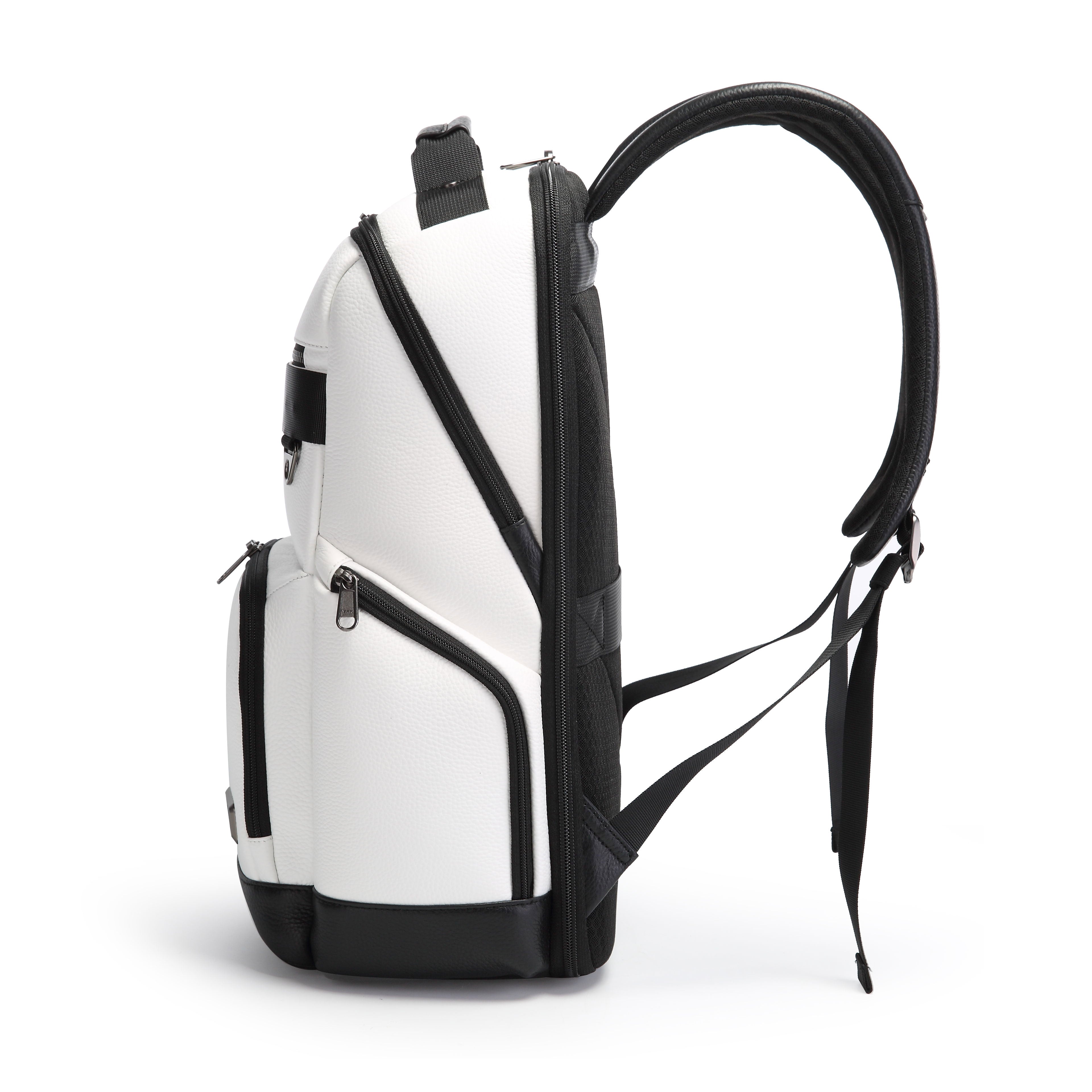 Q-VOYAGER Genuine Leather Business Laptop Backpack – Large Capacity & Ergonomic Design