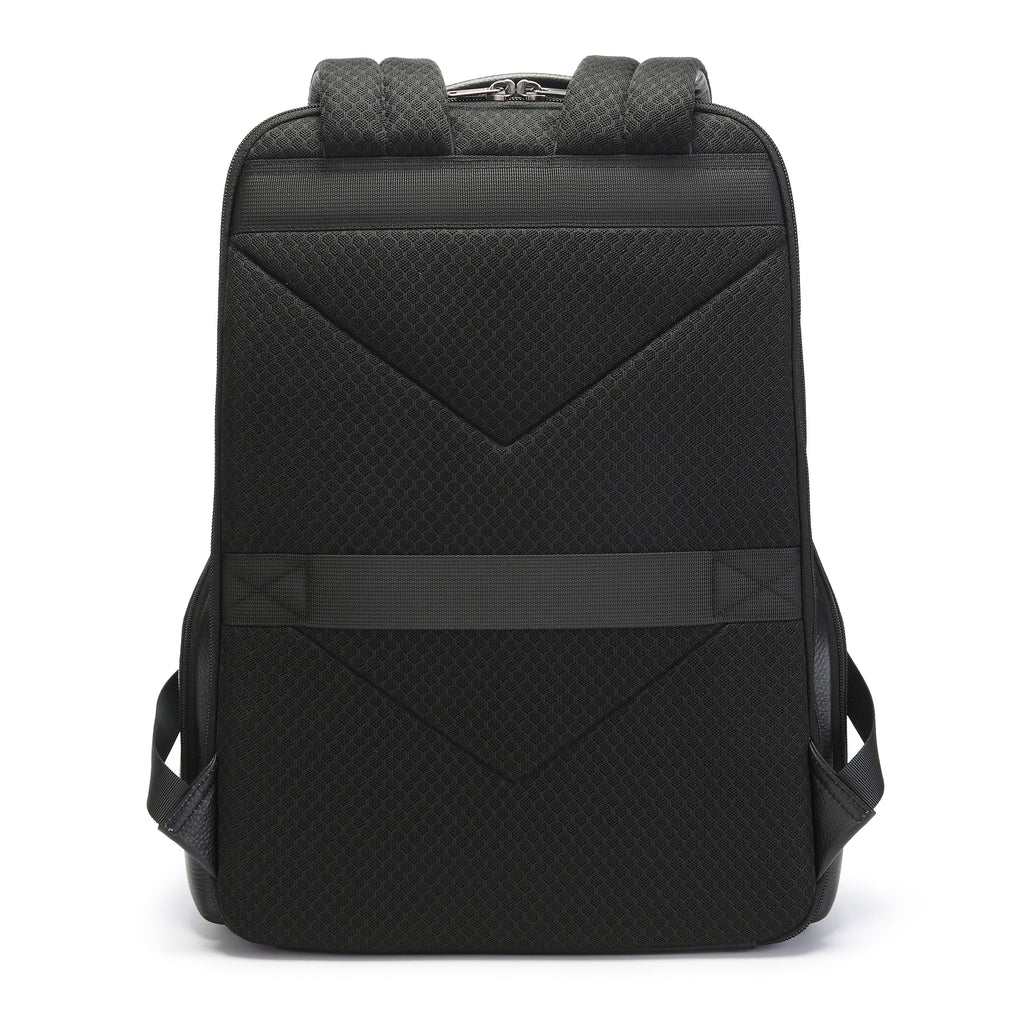 Q-VOYAGER Genuine Leather Business Laptop Backpack – Large Capacity & Ergonomic Design