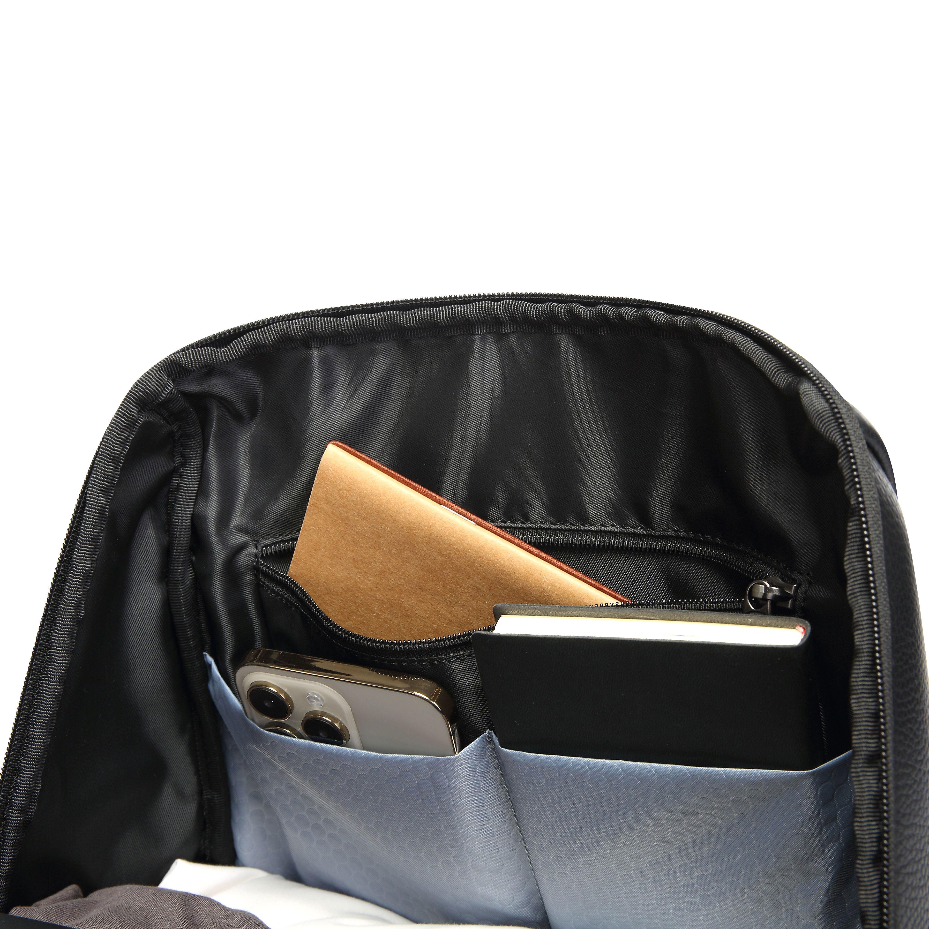 Q-VOYAGER Genuine Leather Business Laptop Backpack – Large Capacity & Ergonomic Design