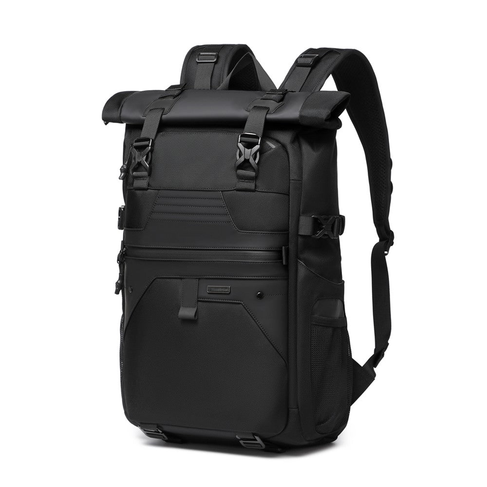 Q-ZAINO Men's 28L Rolltop Waterproof Anti-Theft Backpack – All-Season Adventure