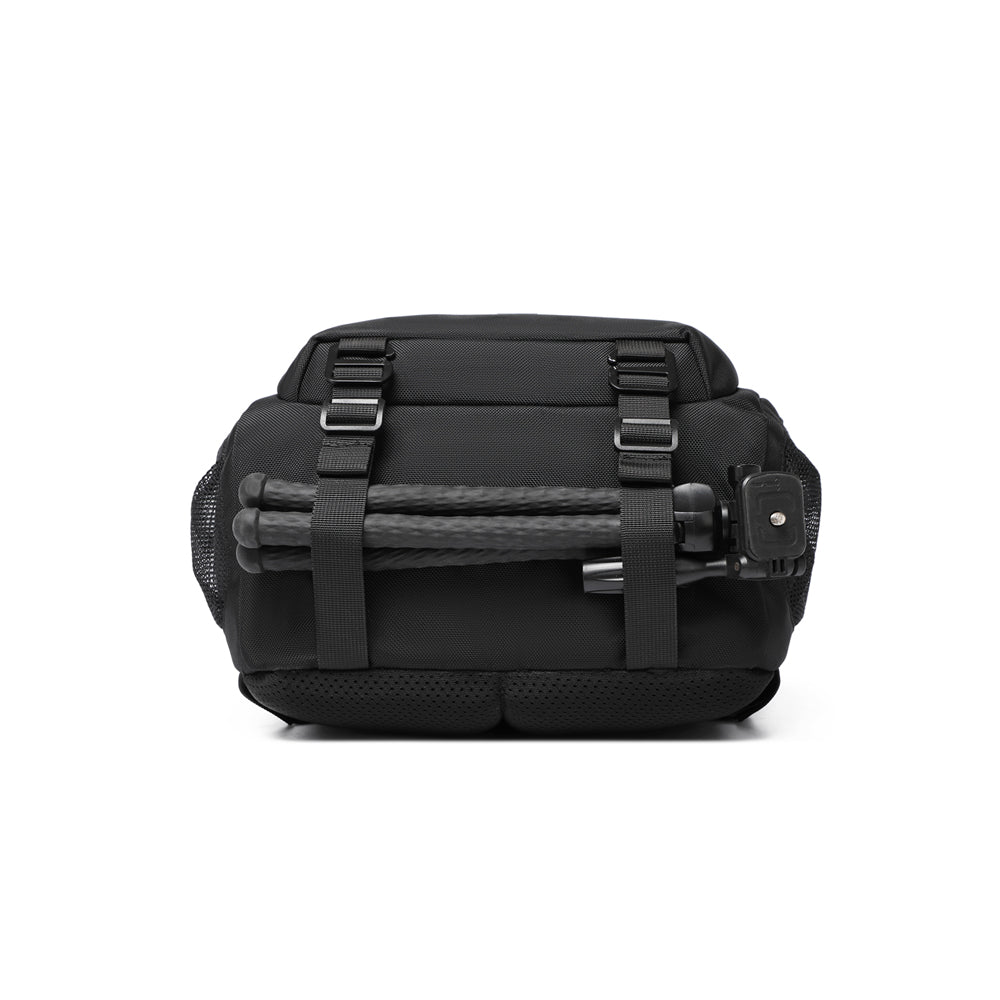 Q-ZAINO Men's 28L Rolltop Waterproof Anti-Theft Backpack – All-Season Adventure