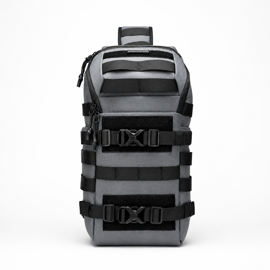 Q-AERO Lightweight Waterproof Chest Sling Bag – Durable Anti-Scratch Men's Travel & Adventure Bag