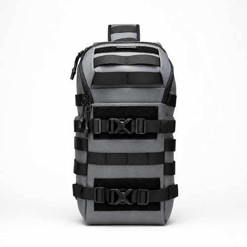 Q-AERO Lightweight Waterproof Chest Sling Bag – Durable Anti-Scratch Men's Travel & Adventure Bag