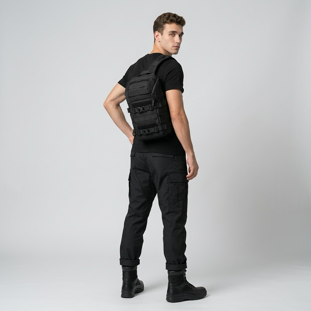 Q-AERO Lightweight Waterproof Chest Sling Bag – Durable Anti-Scratch Men's Travel & Adventure Bag